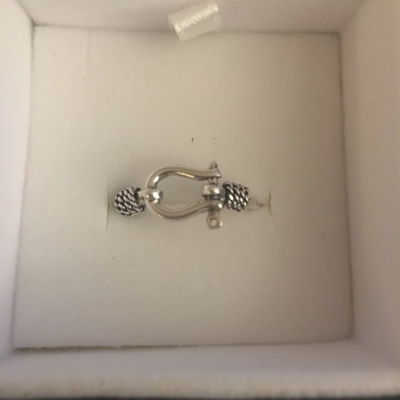 Silver Shackles Ring size 7.5 - Newport RI - Picture 1 of 4